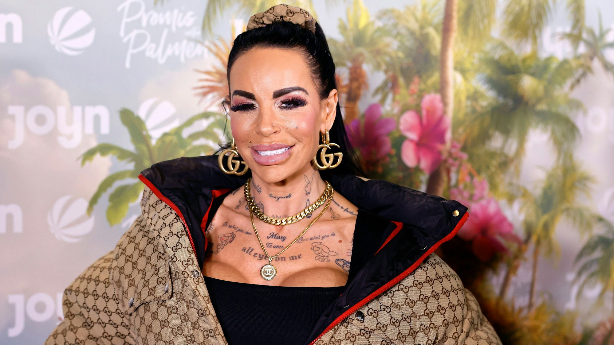 Gina-Lisa Lohfink bei der Staffel-Premiere von „Promis unter Palmen“ auf Joyn und Sat.1 im Kölner Cinenova-Kino im Februar 2026.