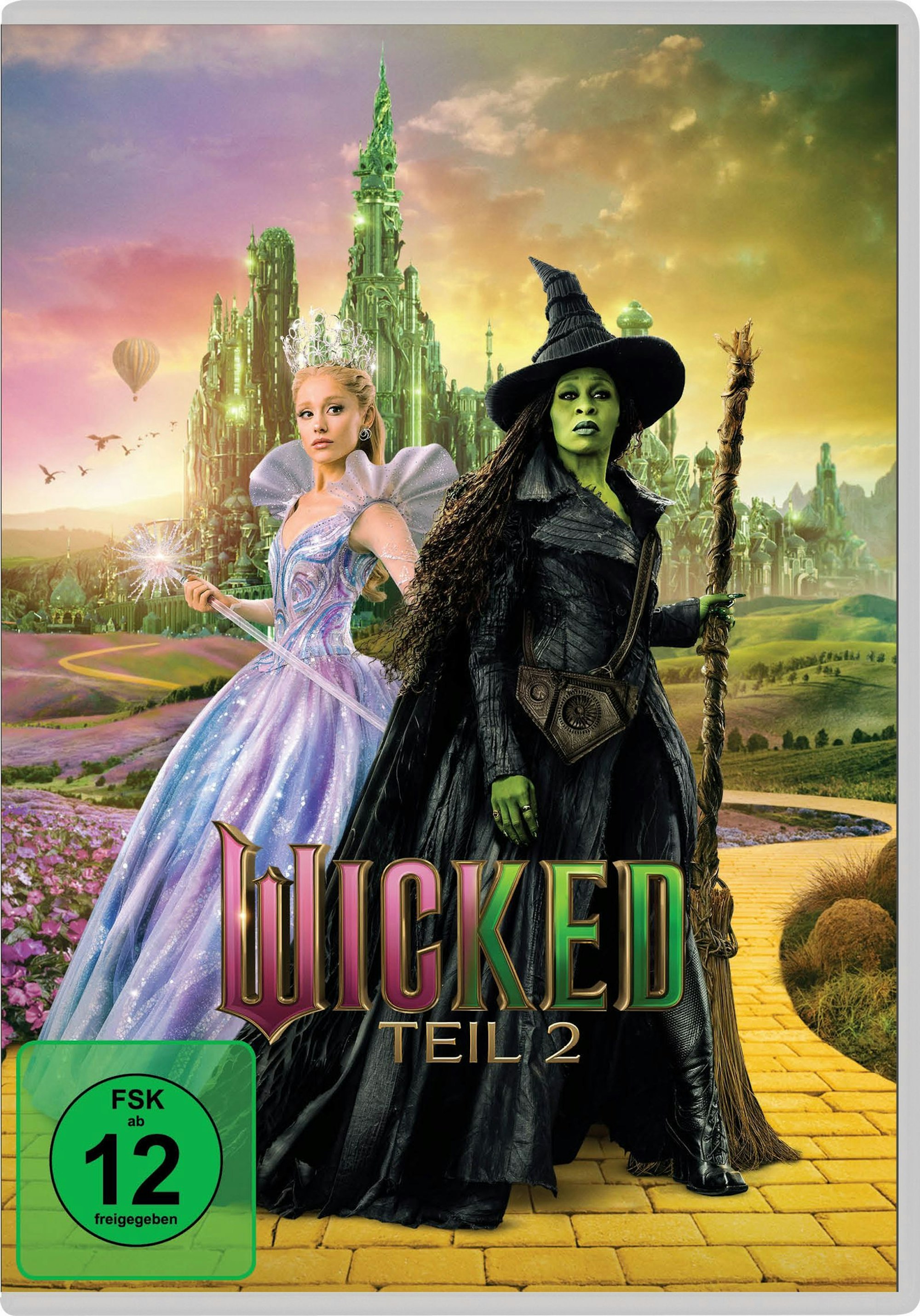 „Wicked: Teil 2“ ist der Abschluss einer zwei Kapitel umfassenden Verfilmung des Broadway-Musicals „Wicked - Die Hexen von Oz“, das den Kinderbuch- und Leinwandklassiker „Der Zauberer von Oz“ aus einer unerwarteten Perspektive beleuchtet. (Bild: Plaion Pictures/Universal Pictures)