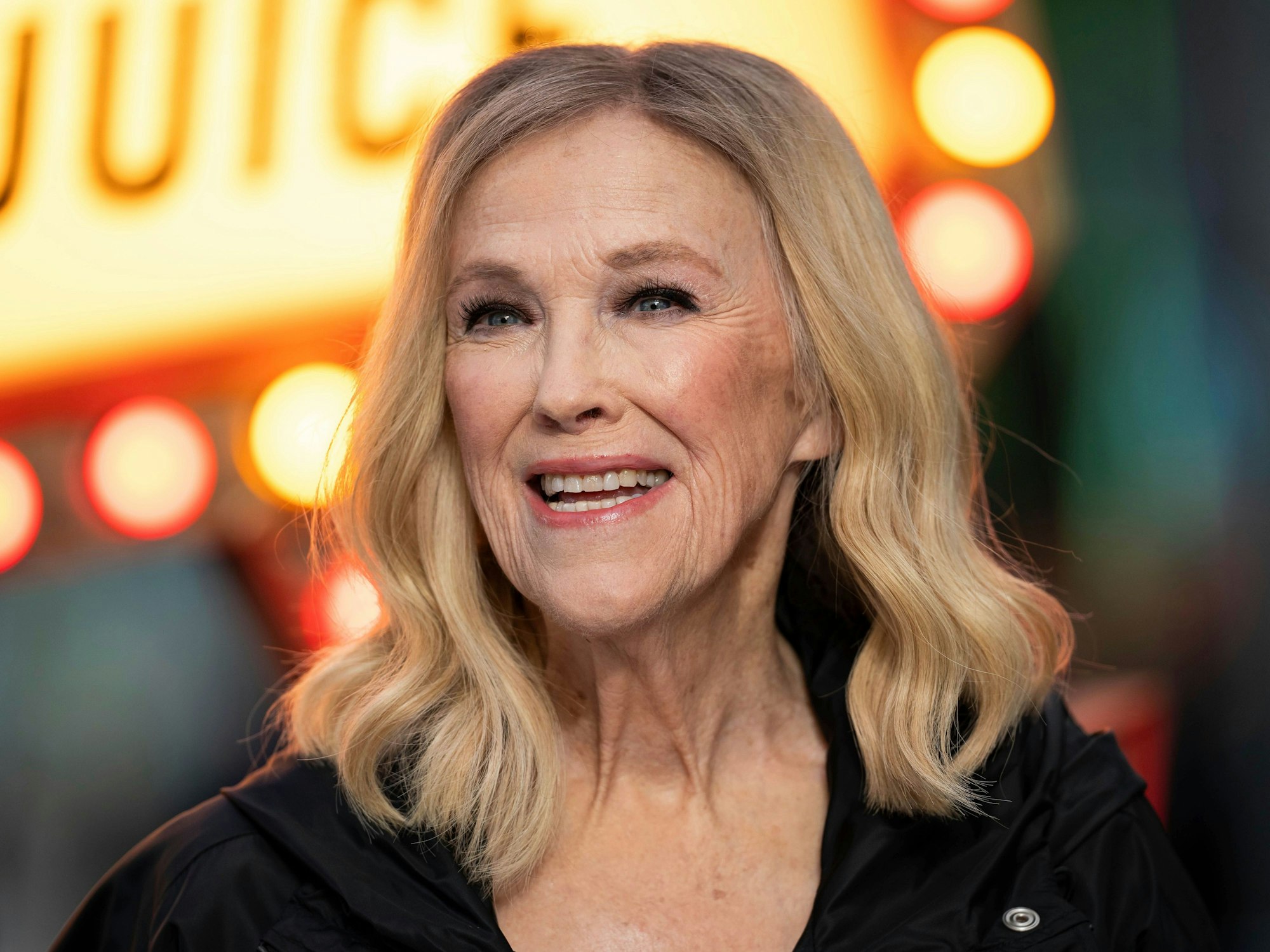 Schauspielerin Catherine O'Hara bei der britischen Premiere von „Beetlejuice Beetlejuice“ im August 2024. Die Schauspielerin war unerwartet im Alter von 71 Jahren gestorben.