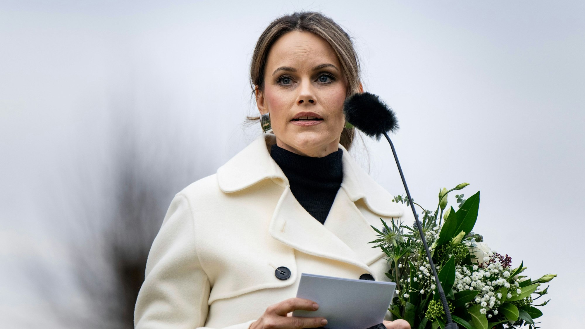 Prinzessin Sofia am Mikro.