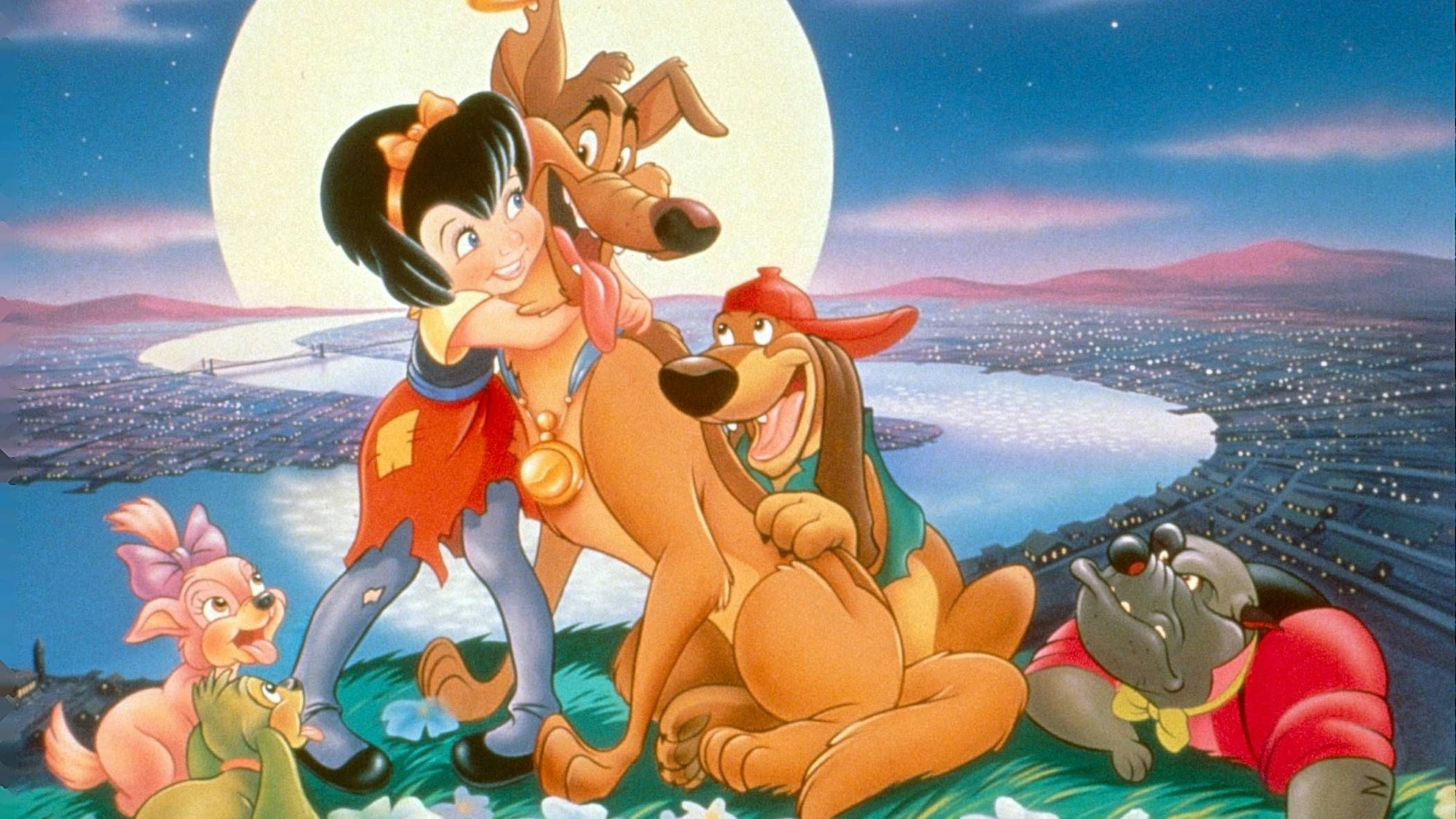 Comic-Bild von „Charlie – Alle Hunde kommen in den Himmel“.