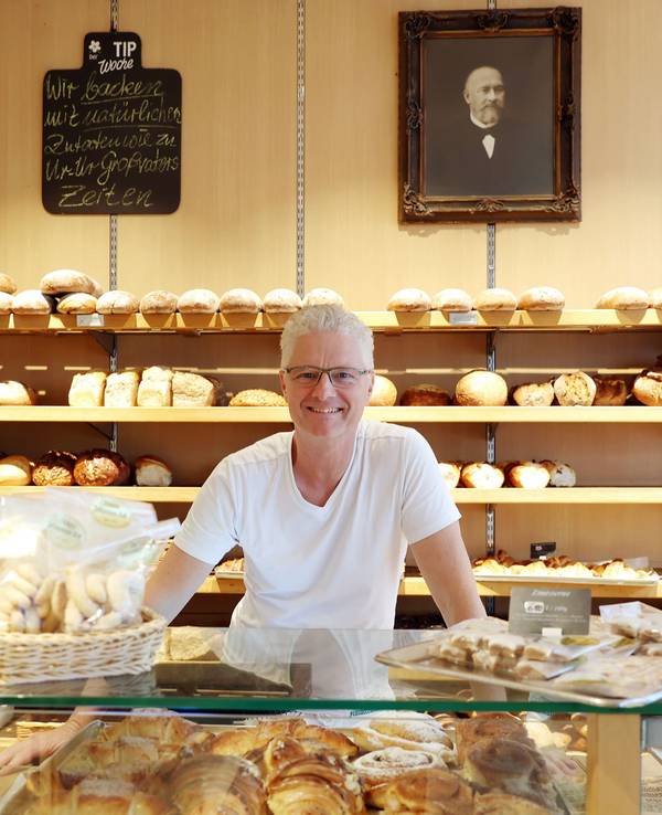 Markus Zimmermann in seiner Bäckerei auf der Ehrenstraße.