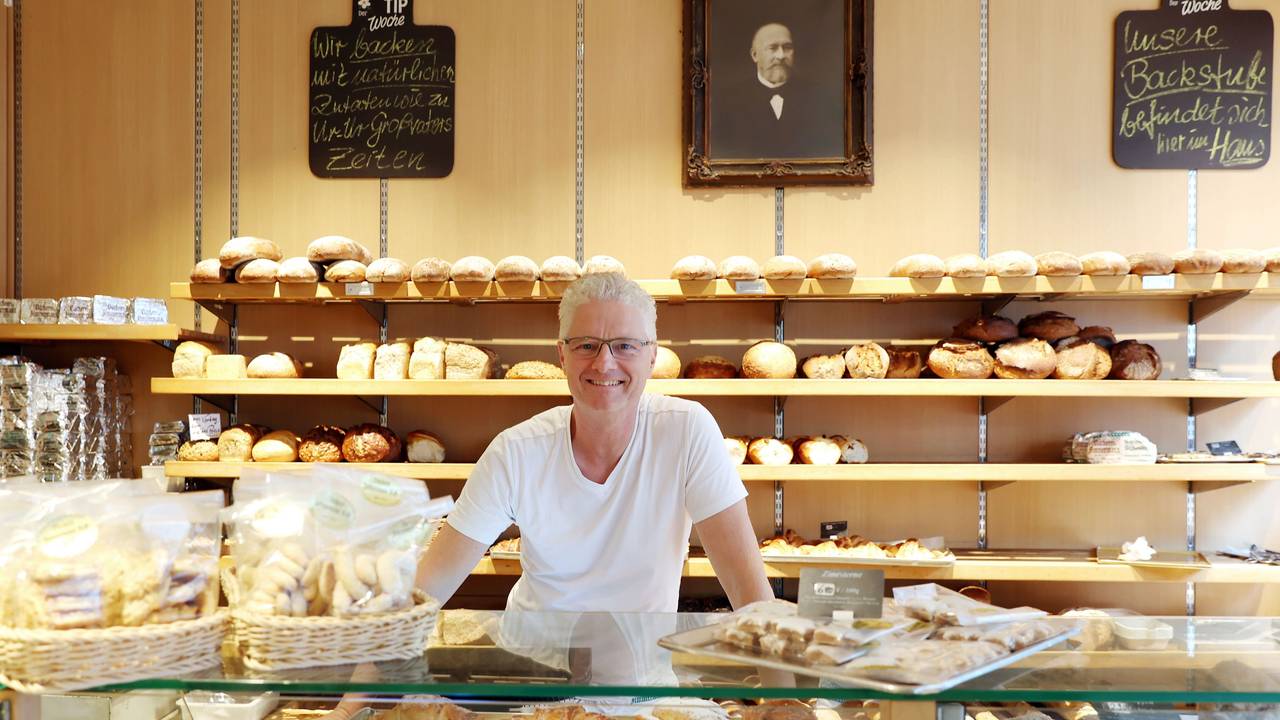 Markus Zimmermann in seiner Bäckerei auf der Ehrenstraße.