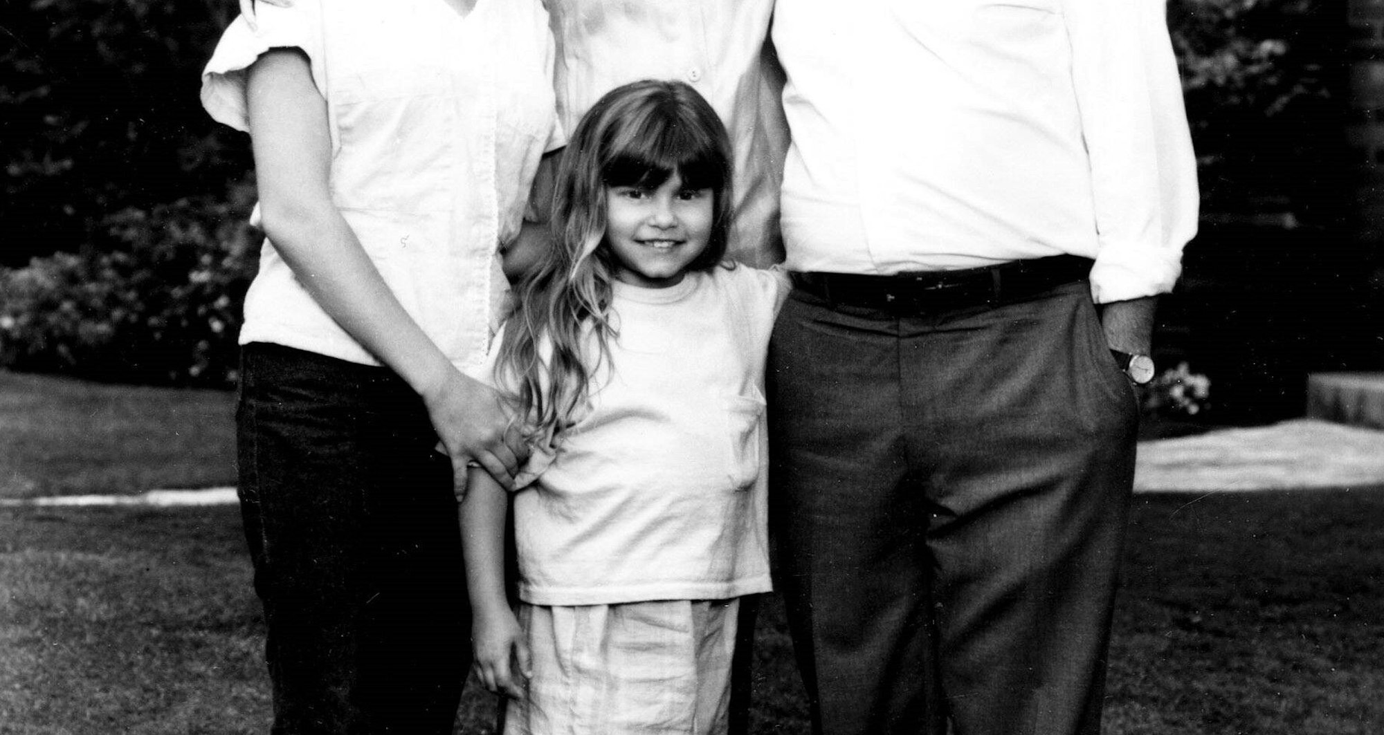 Judith Barsi an einem Filmset.