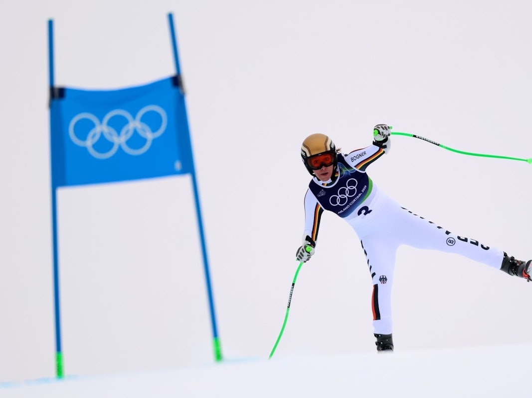 Kira Weidle-Winkelmann erreichte beim olympischen Super-G nicht das Ziel - so wie viele andere Starterinnen auch. (Bild: 2026 Getty Images/Julian Finney)