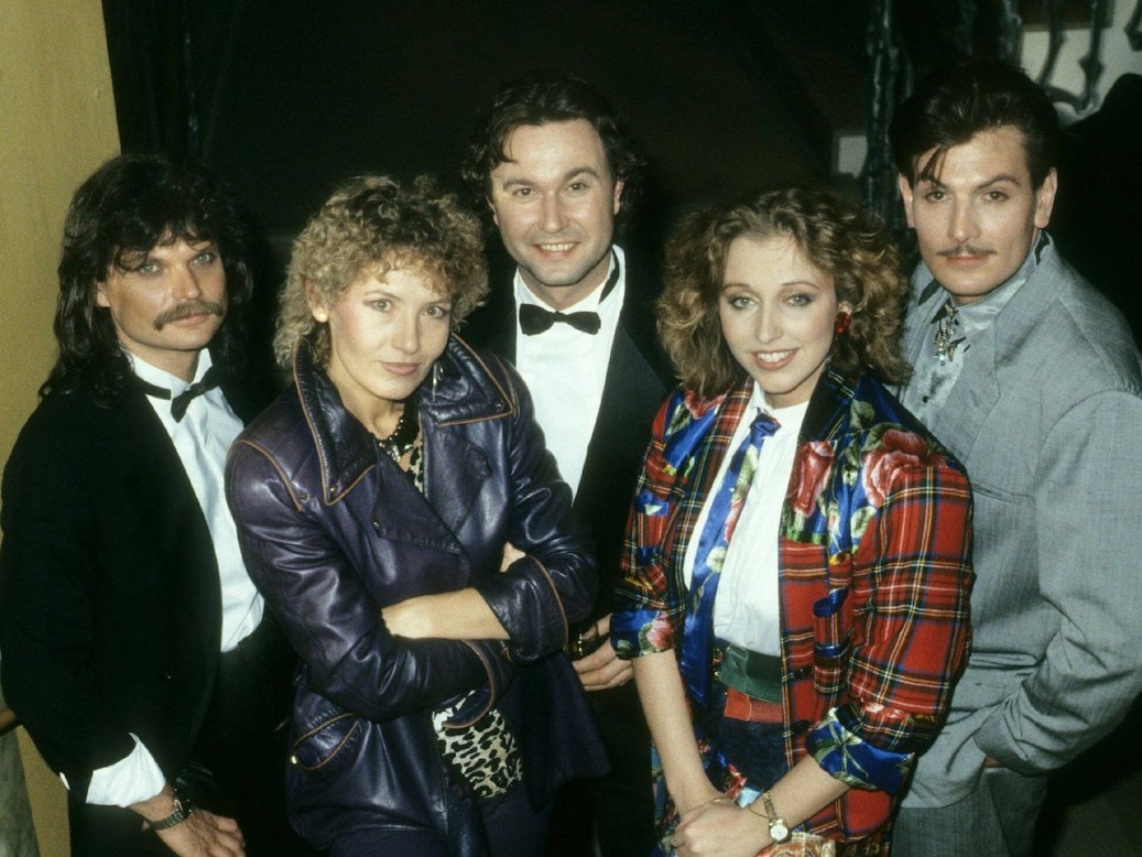 Mit seiner Band Dschinghis Khan feierte Wolfgang Heichel (Mitte) in den 1980er-Jahren große Erfolge. Jetzt ist er gestorben. (Bild: IMAGO / teutopress)