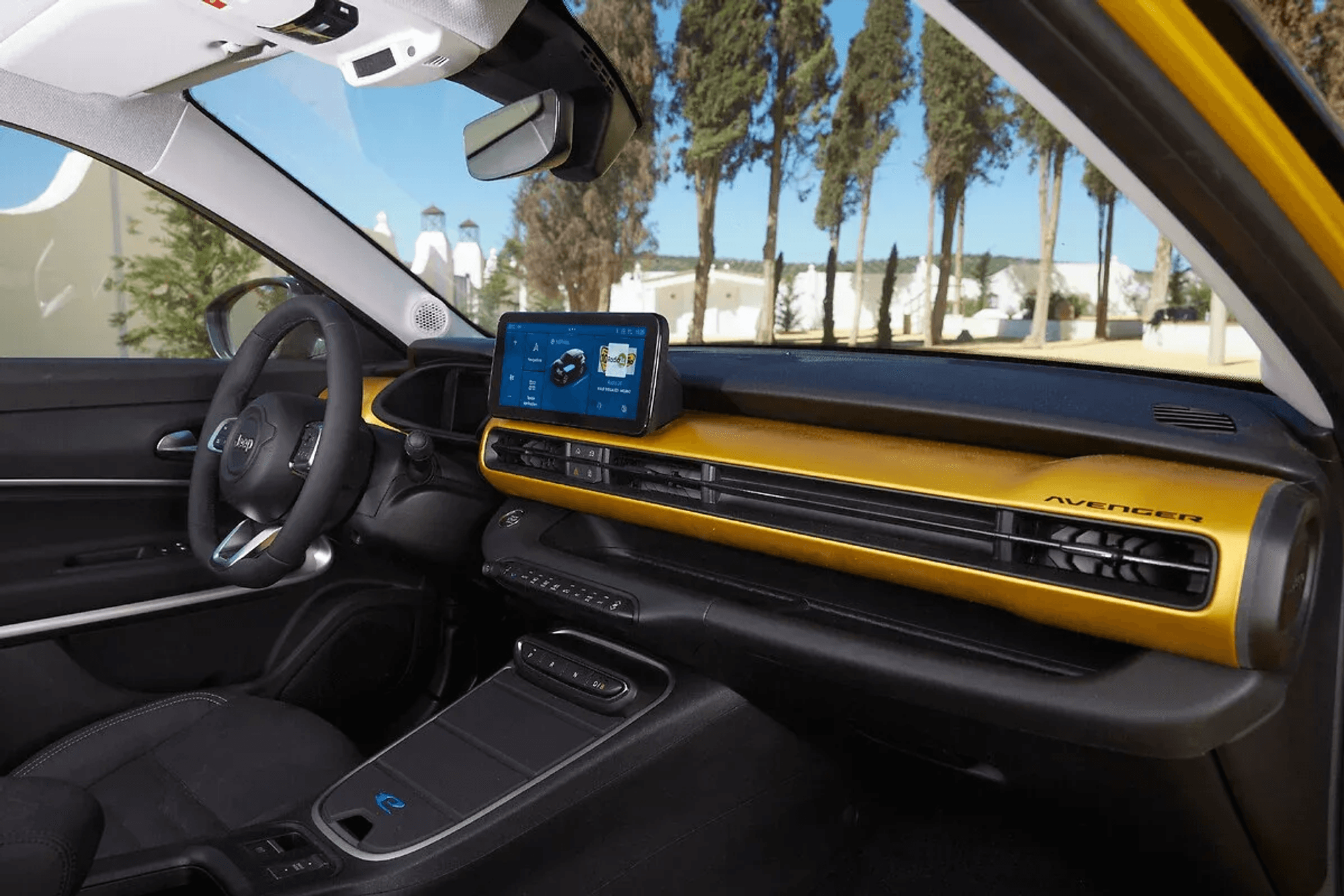 Der Innenraum des Jeep Avenger