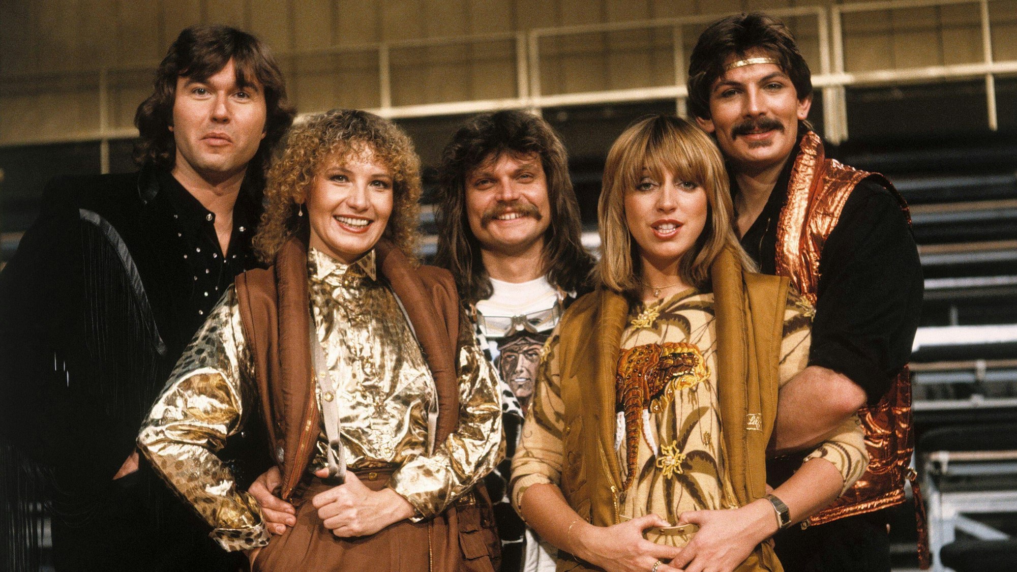 Dschinghis Khan bei einem Auftritt in der „ZDF-Hitparade“.