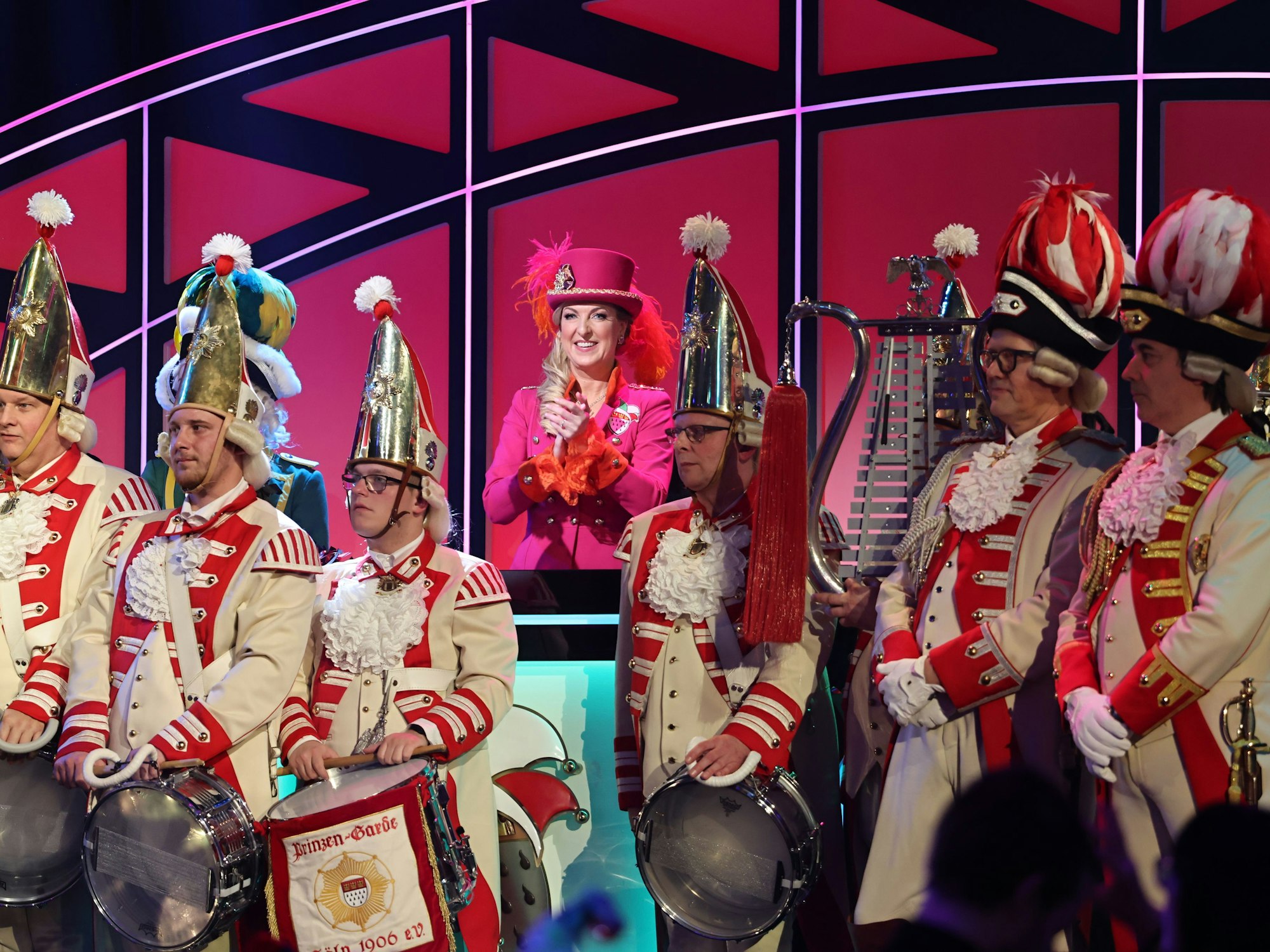 Tanja Wolters als Sitzungspräsidentin im Elferrat.