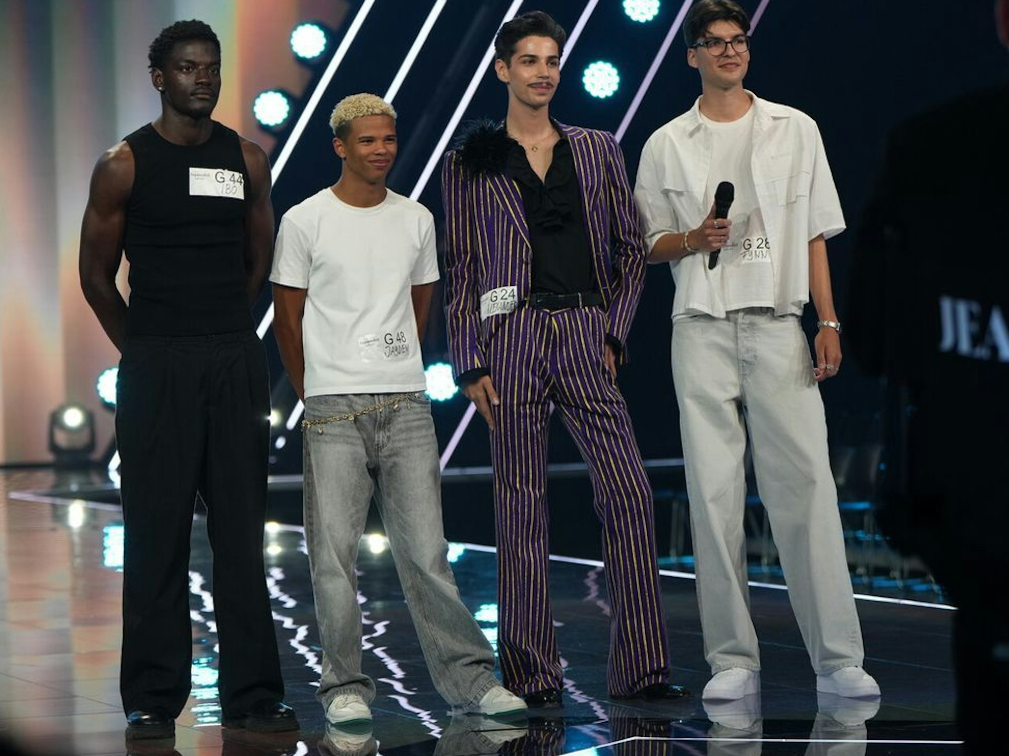 Ibo (links) sticht Heidi Klum besonders ins Auge.