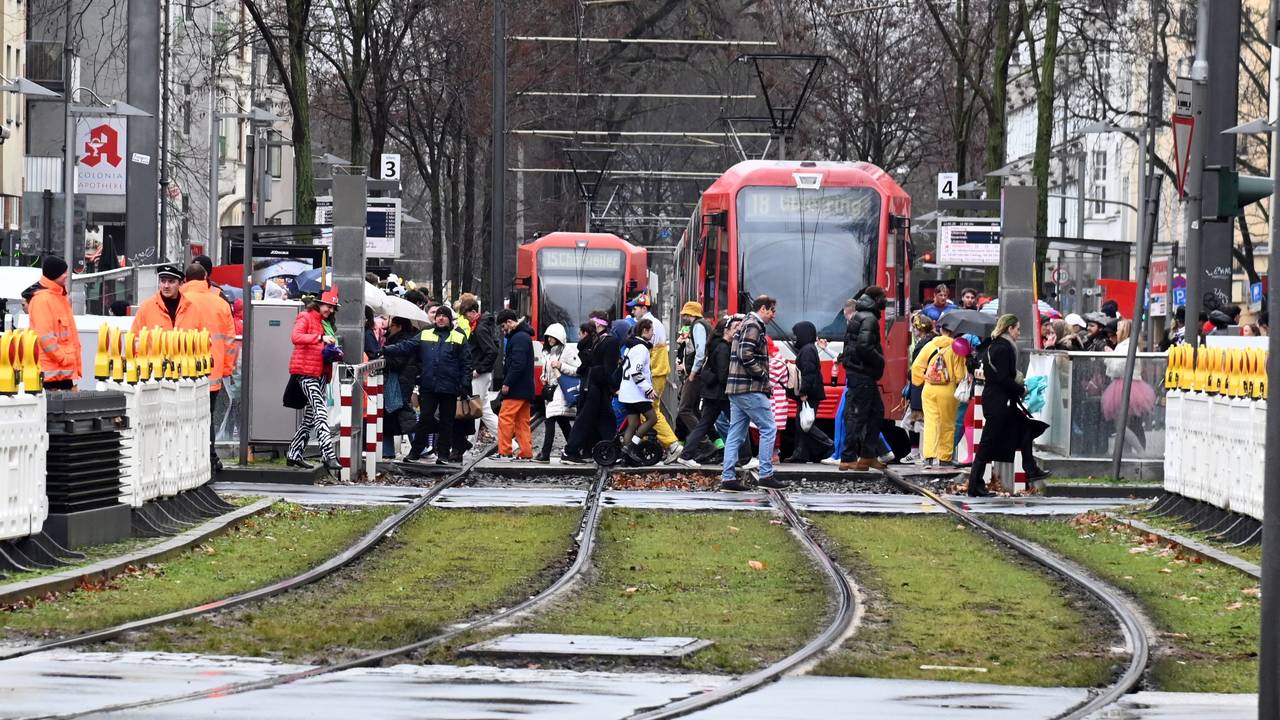 Weiberfastnacht war ein Großkampftag für die Mitarbeitenden bei der KVB.