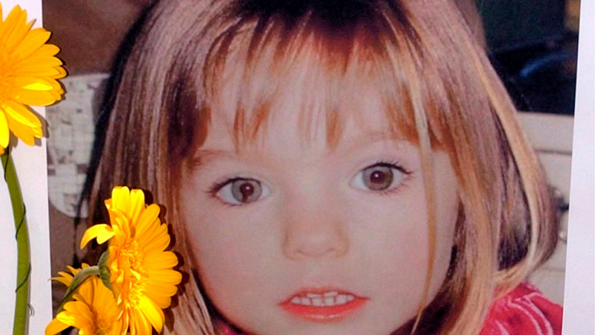 Ein Foto von Madeleine McCann, mit dem ihre Eltern nach dem Verschwinden 2007 nach ihr suchten.