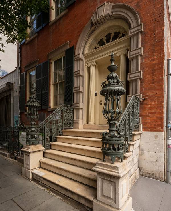 Das Merchants House Museum in New York von außen.