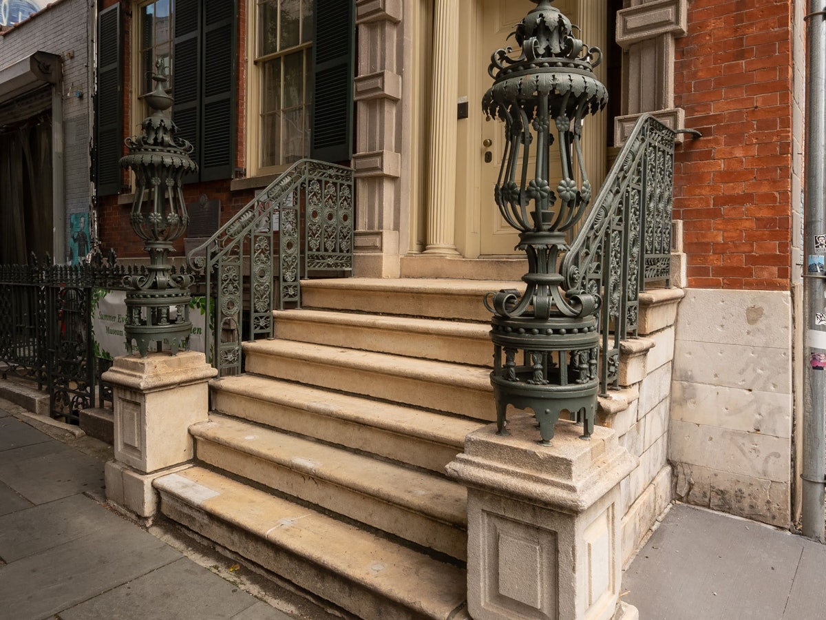 Das Merchants House Museum in New York von außen.