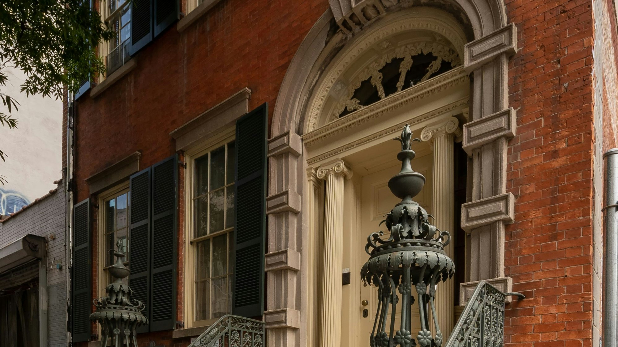Das Merchants House Museum in New York von außen.