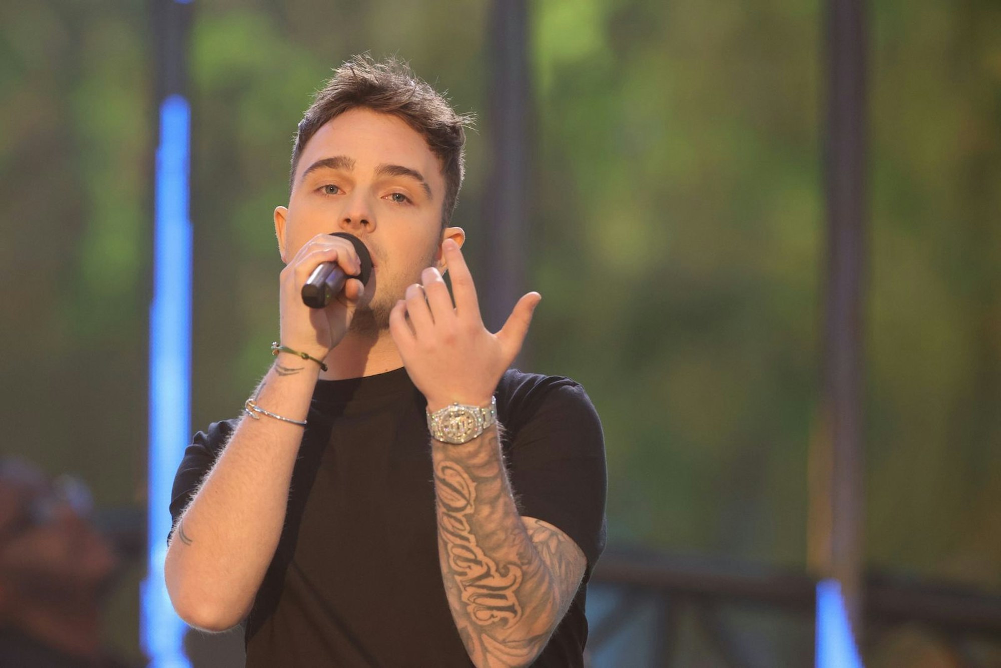 Bei „The Coice Kids“ kam der damals 13-jährige Mike Singer nicht über die Battle-Phase hinaus. Seinen Weg in der Musikbranche ging er trotzdem. (Bild: Bodo Schackow - Pool/Getty Images)