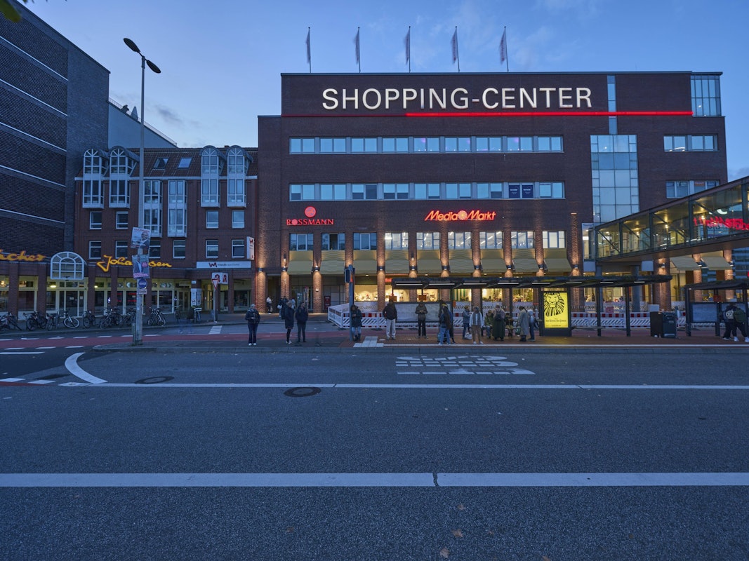 Das Einkaufszentrum Sophienhof in der Kieler Innenstadt