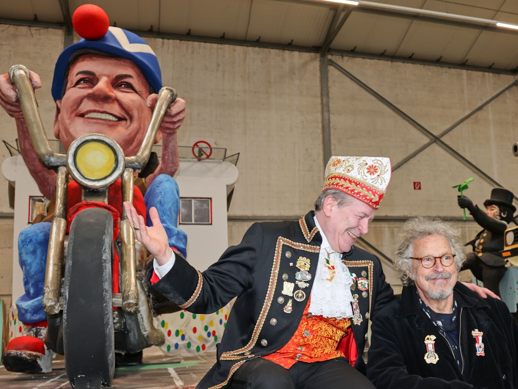 Christoph Kuckelkorn mit Wolfgang Niedecken.