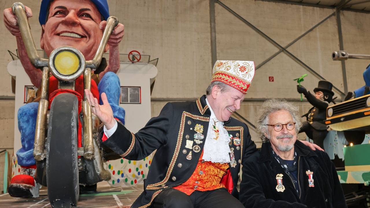 Christoph Kuckelkorn mit Wolfgang Niedecken.