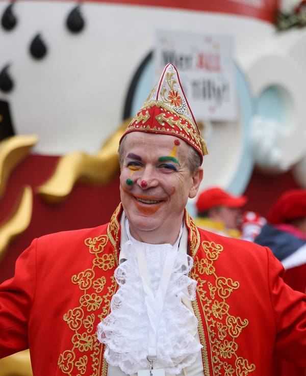 Christoph Kuckelkorn fährt zum letzten Mal als FK-Präsident im Rosenmontagszoch mit.
