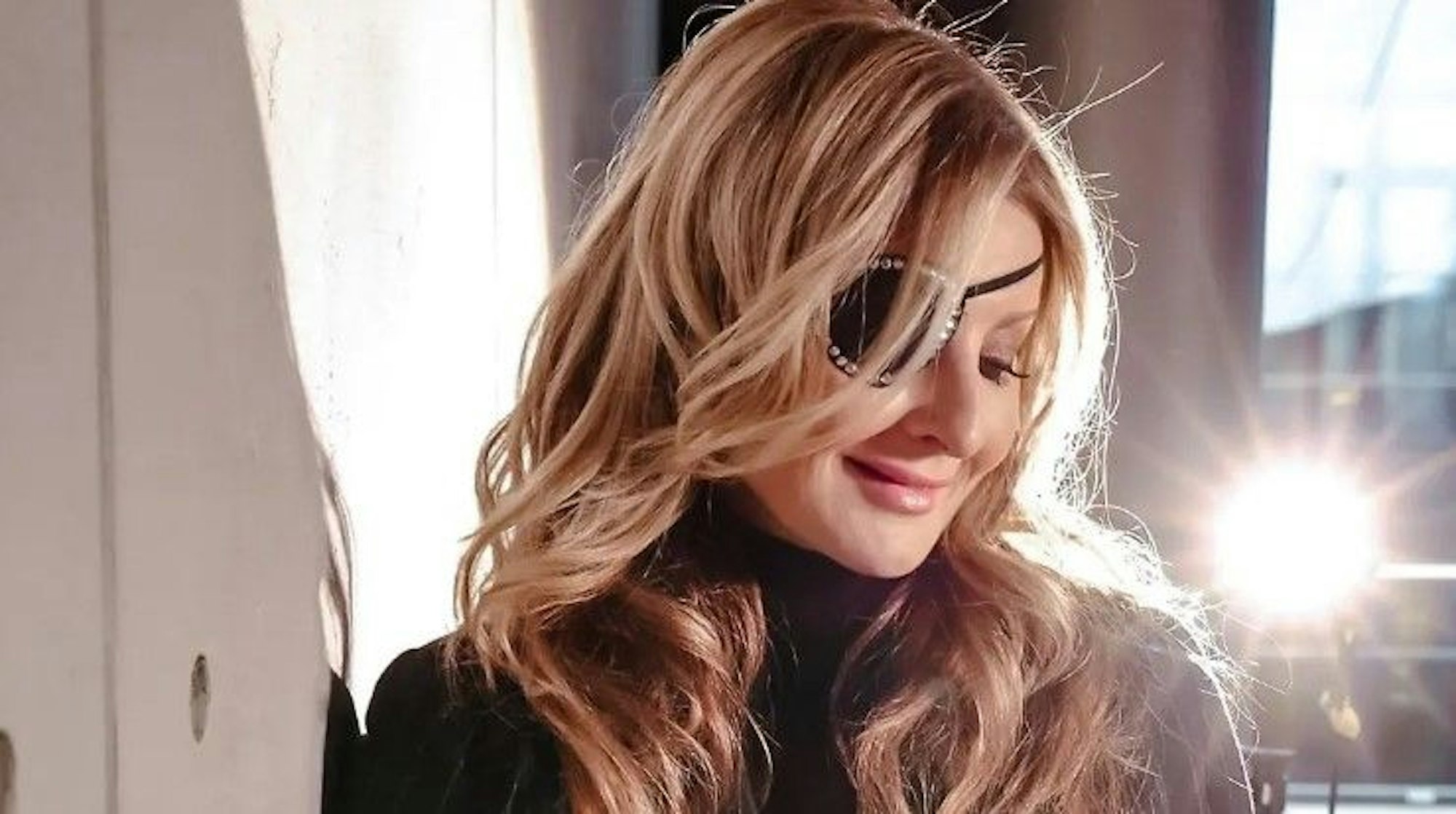 Frauke Ludowig wurde am Auge operiert.