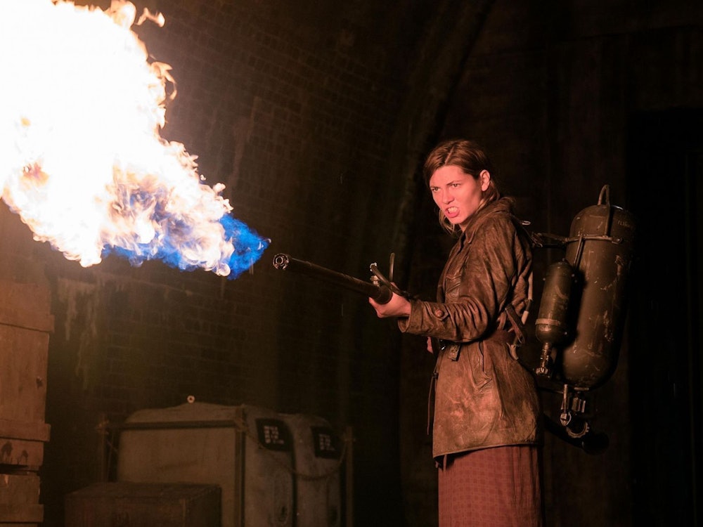 „Operation: Overlord“ ist eine ungewöhnliche Mischung aus Kriegs-, Horror- und Zombiefilm. (Bild: 2018 Paramount Pictures. All Rights Reserved. / Peter Mountain)