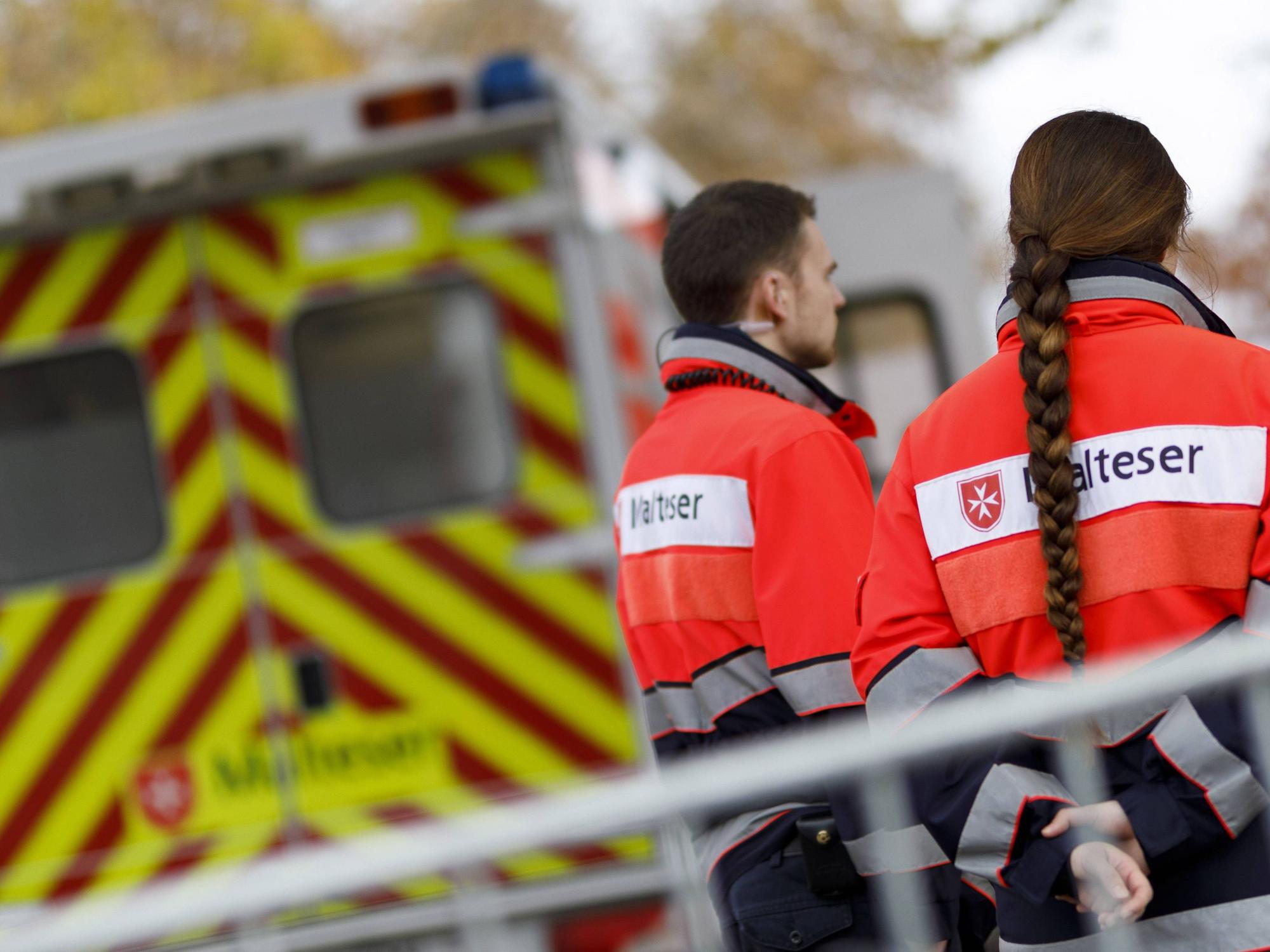 Rettungskräfte der Malteser sind an Karneval im Einsatz