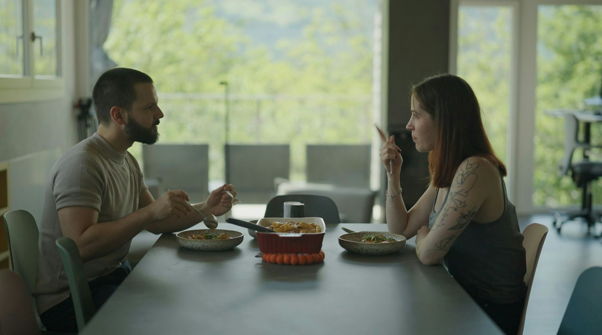 Niko Rittenau (links) und seine heutige Ex-Partnerin Katharina Frauenknecht waren jahrelang überzeugte Veganer. (Bild: WDR/Leo Adass)