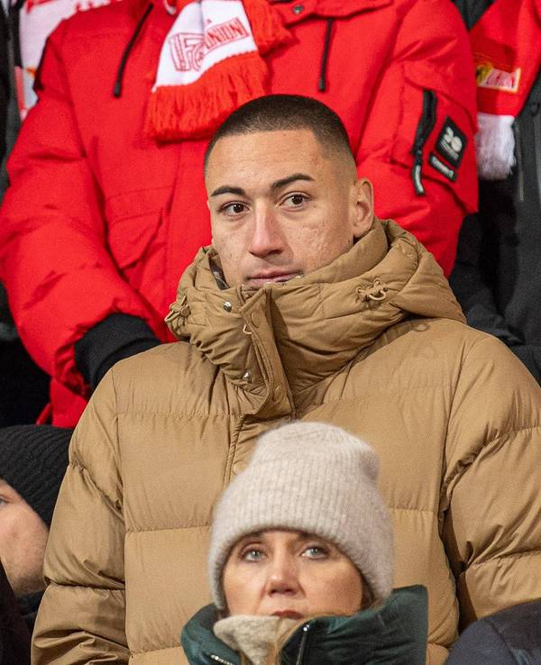 Marin Ljubicic steht auf der Tribüne bei Union Berlin.