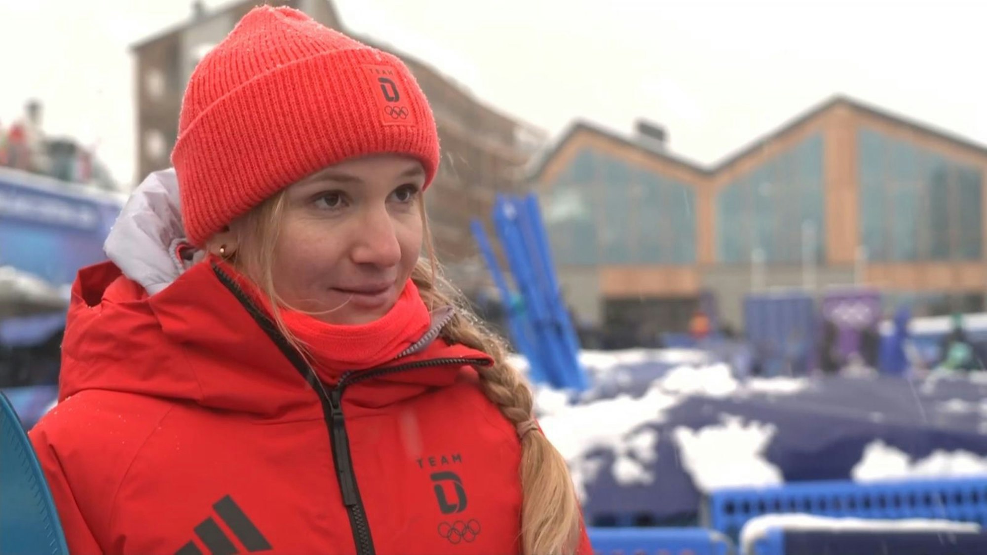 Tatjana Paller: „Ein vierter Platz ist immer ärgerlich.“ (Bild: ARD)