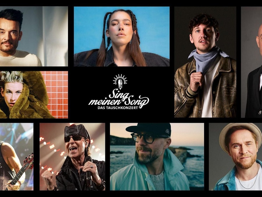 Die Stars der neuen Staffel von „Sing meinen Song“. (Bild: RTL / Maximilian König /Fabian Süggeler/Viktor Schwenk/Erik Weiss/ CAPADOL – Lih Tsan/Frank Dünnhaupt/Tom Blanc/Tim Tyson)