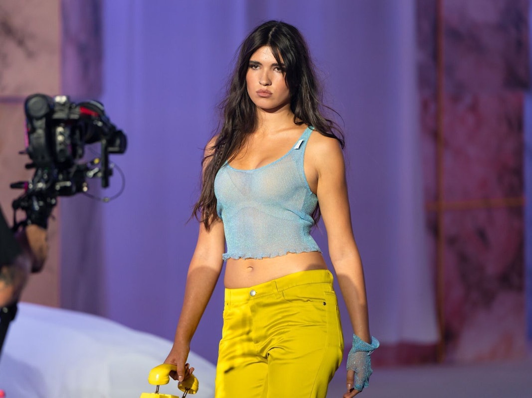 Sophie auf dem Catwalk.