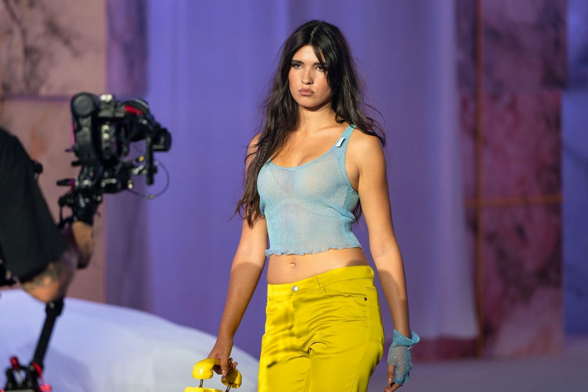 Sophie auf dem Catwalk.