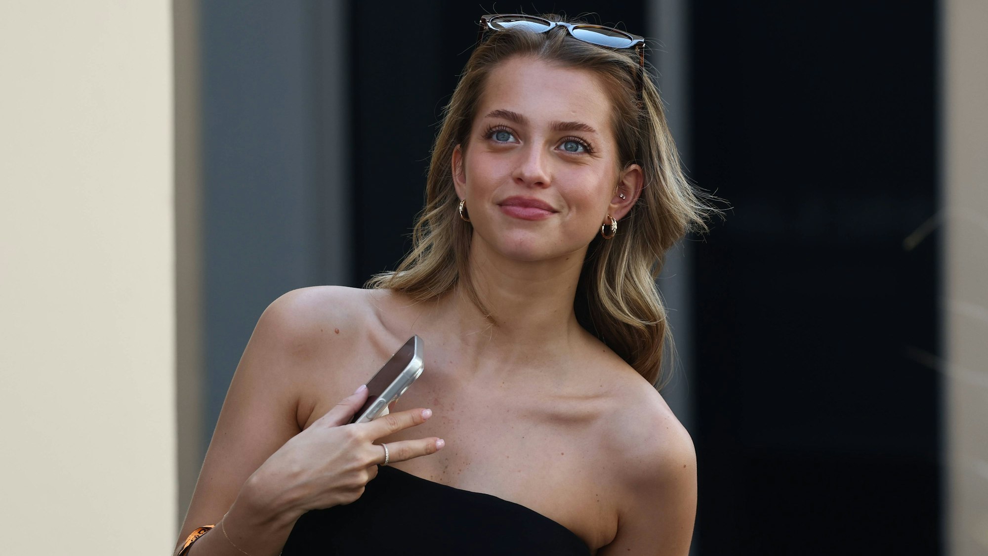 Magui Corceiro kommt in der Boxengasse an.