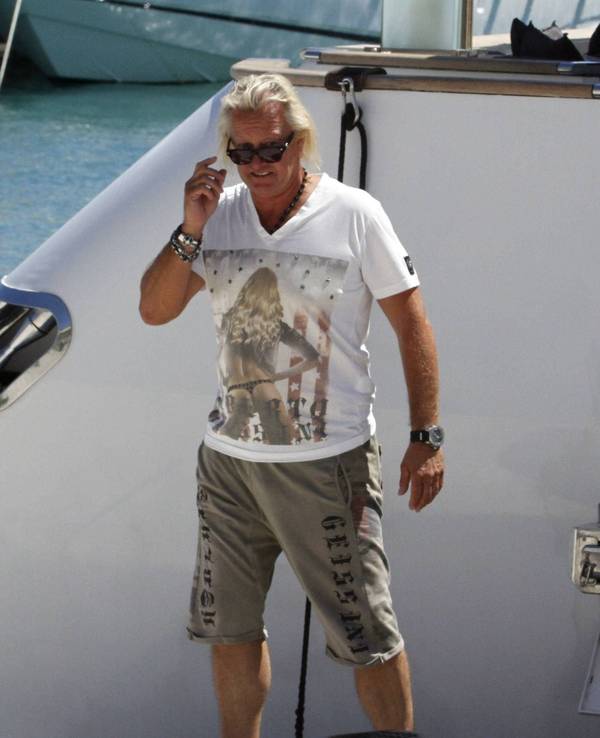 18.08.2014., Split - Die Geissens verbringen ihren Urlaub an der Adria auf ihrer Yacht Indigo Star - Robert Geiss PUBLICATIONxINxGERxSUIxAUTxHUNxONLY TinoxJuric/PIXSELL