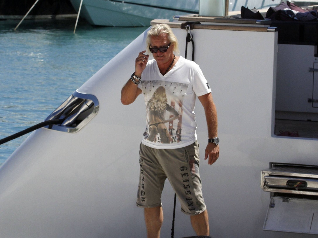 18.08.2014., Split - Die Geissens verbringen ihren Urlaub an der Adria auf ihrer Yacht Indigo Star - Robert Geiss PUBLICATIONxINxGERxSUIxAUTxHUNxONLY TinoxJuric/PIXSELL
