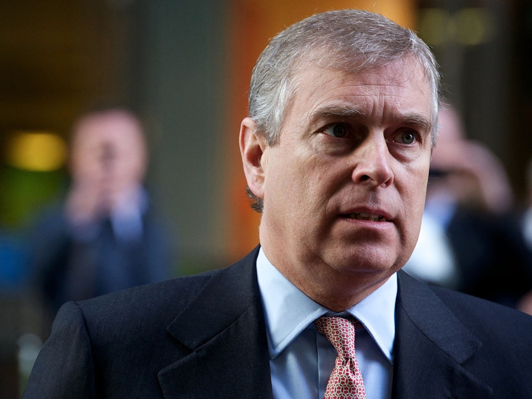 (FILES) Britain's Prince Andrew arrives for a visit to the Cross Rail Head Office in Canary Wharf, east London on March 7, 2011. British police said on February 9, 2026 officers were "assessing" accusations of misconduct in public office against former prince Andrew after emails emerged showing the ex-UK trade envoy may have passed potentially confidential reports to Jeffrey Epstein. (Photo by Andrew Cowie / AFP)