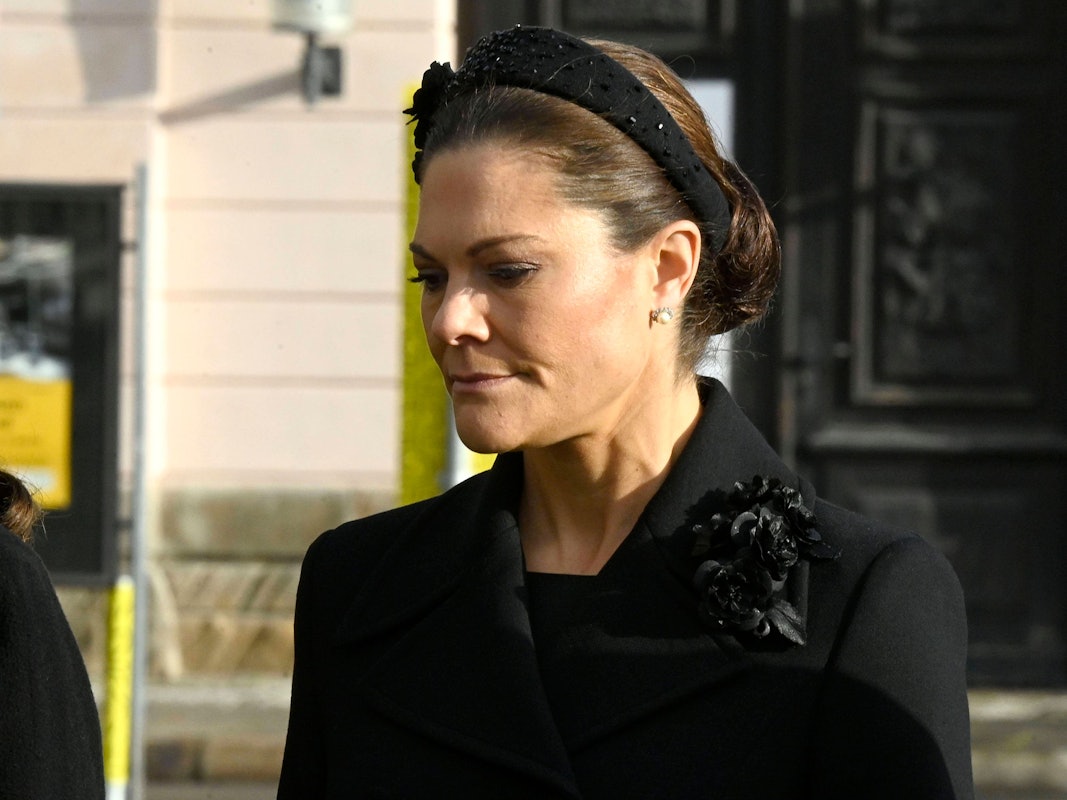 Kronprinzessin Victoria von Schweden bei der Kranzniederlegung zum Volkstrauertag in der Zentralen Gedenkstätte der Bundesrepublik Deutschland für die Opfer von Krieg und Gewaltherrschaft.