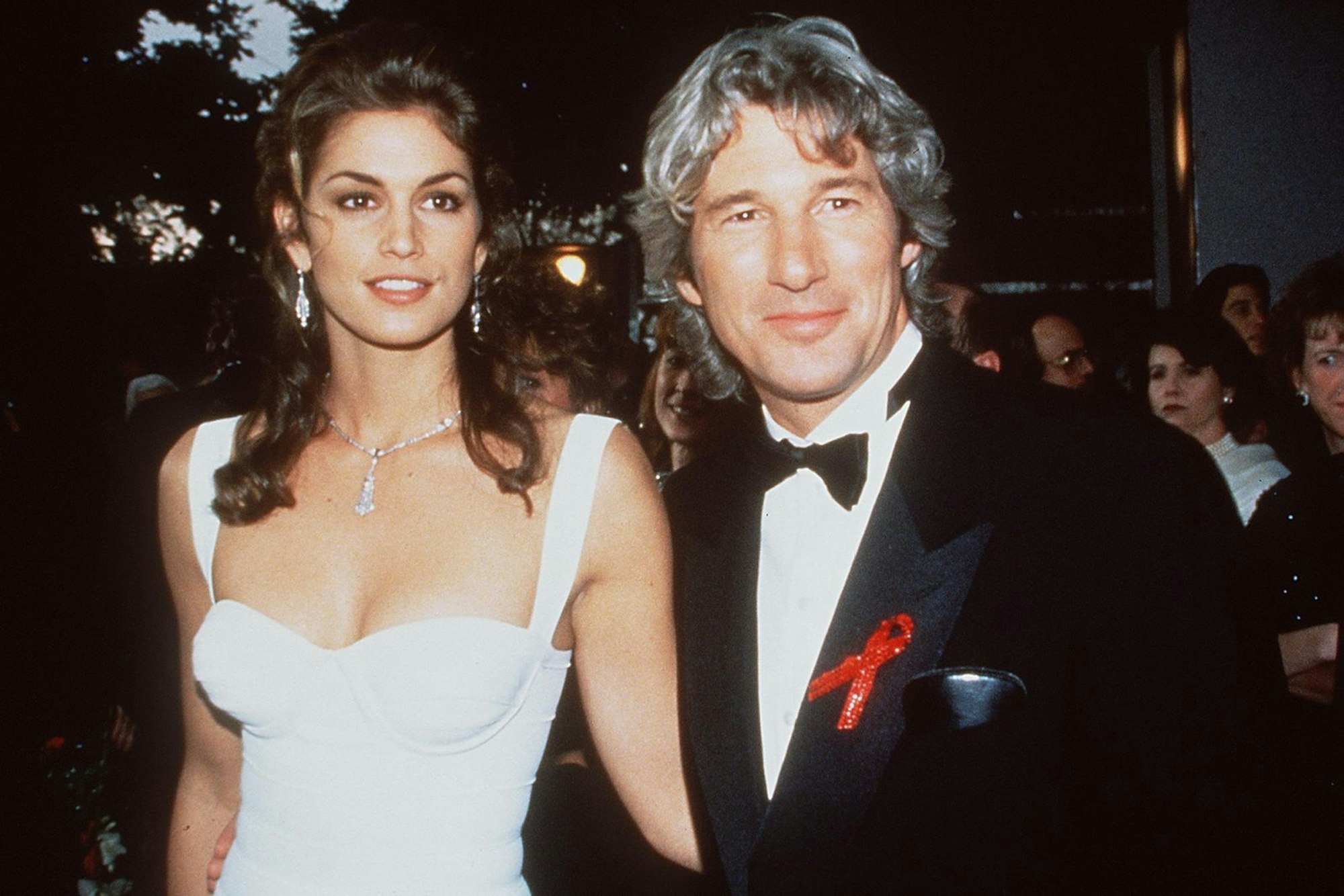 Cindy Crawfords sinnlicher Leberfleck über der Lippe war ihr Markenzeichen, ihre Ehe mit Richard Gere (1991 bis 1995) die vielleicht glamouröseste des Jahrzehnts. (Bild: Brenda Chase / Getty Images)