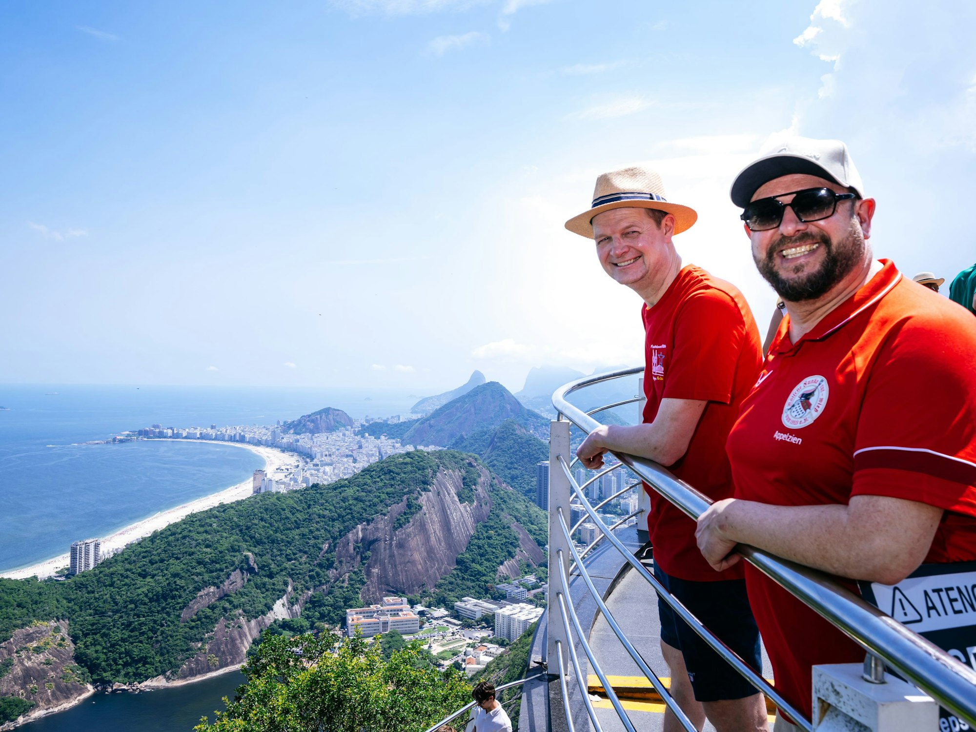 Dirk Wissmann und Boris Müller in Rio de Janeiro.