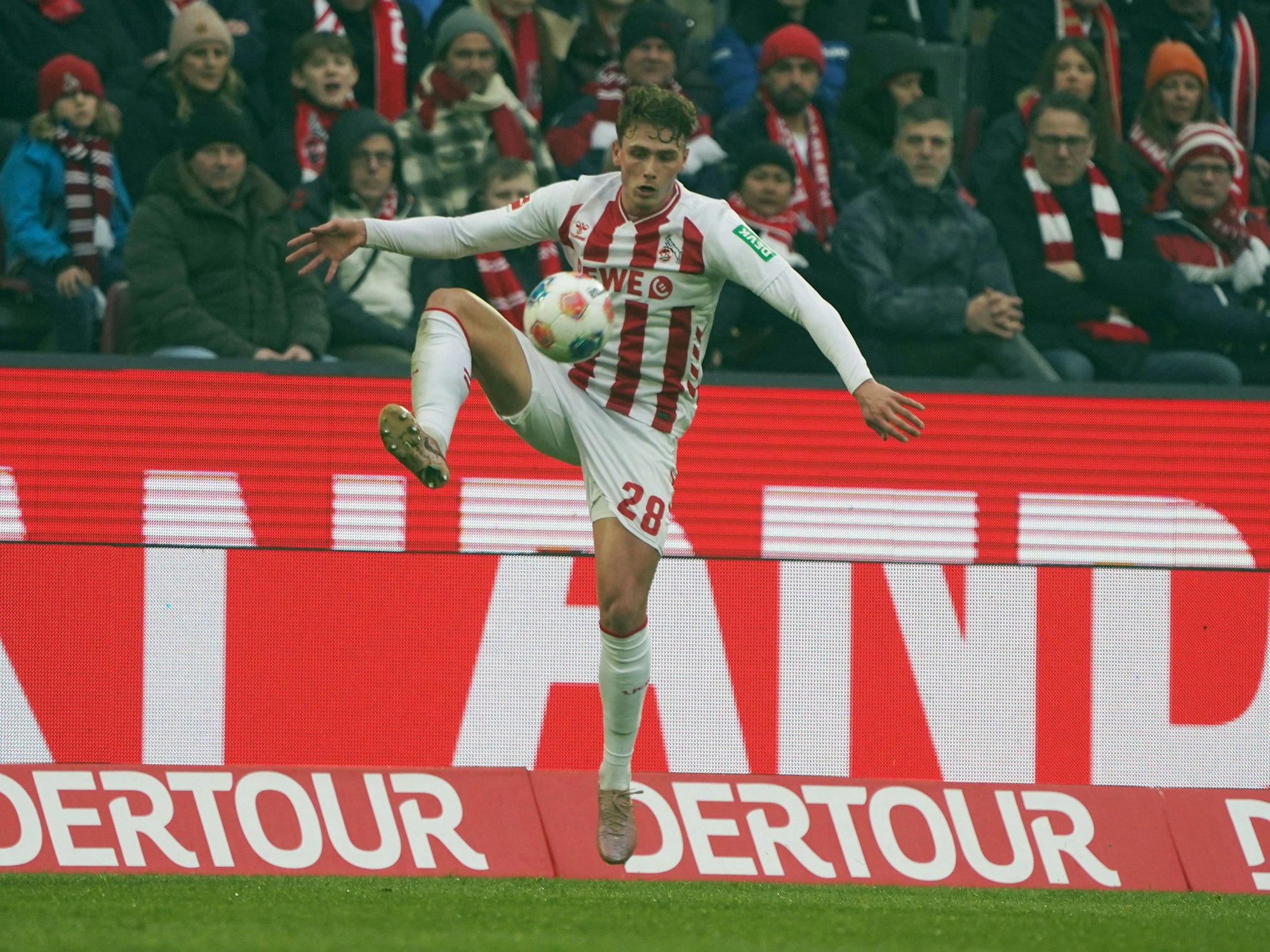 Sebastian Sebulonsen beim Spiel gegen die TSG Hoffenheim.