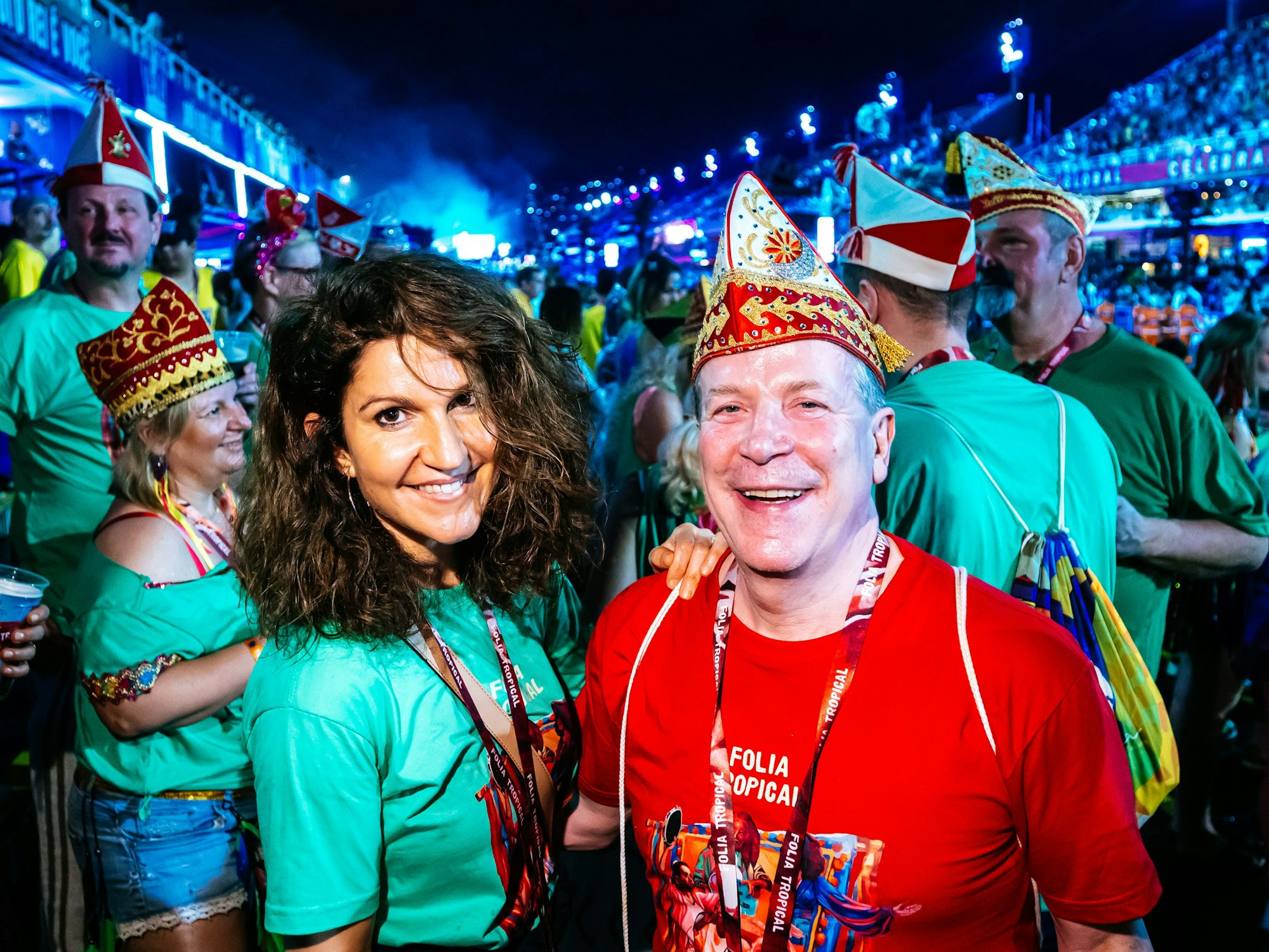 Christoph Kuckelkorn mit Ehefrau Katia in Rio de Janeiro.