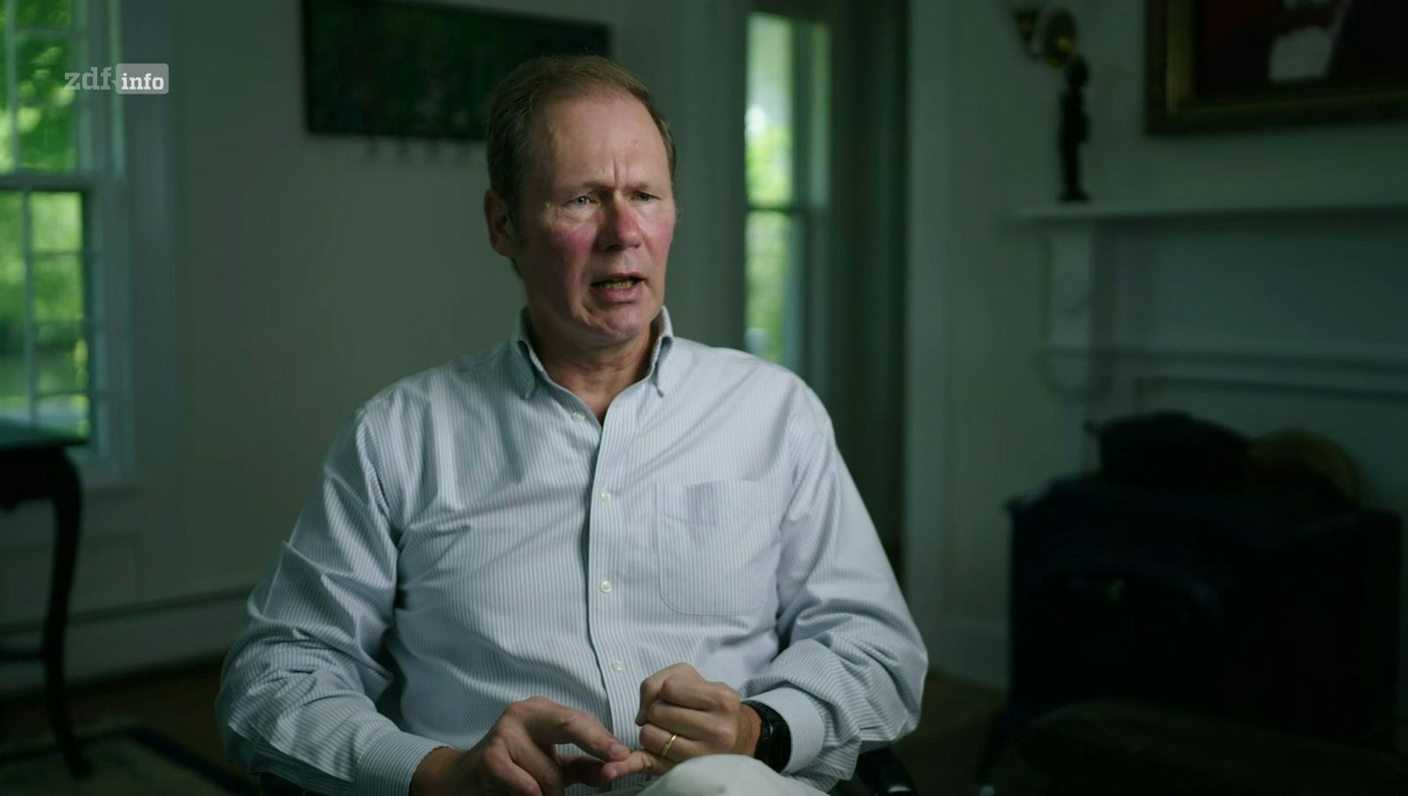 Maurice Stucke warnt: „Daten können für Zwecke verwendet werden, an die man nie gedacht hätte.“ (Bild: ZDF)