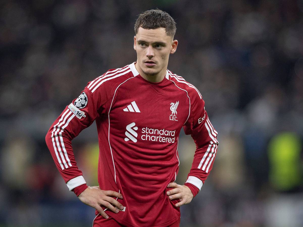 Florian Wirtz im Dress des FC Liverpool