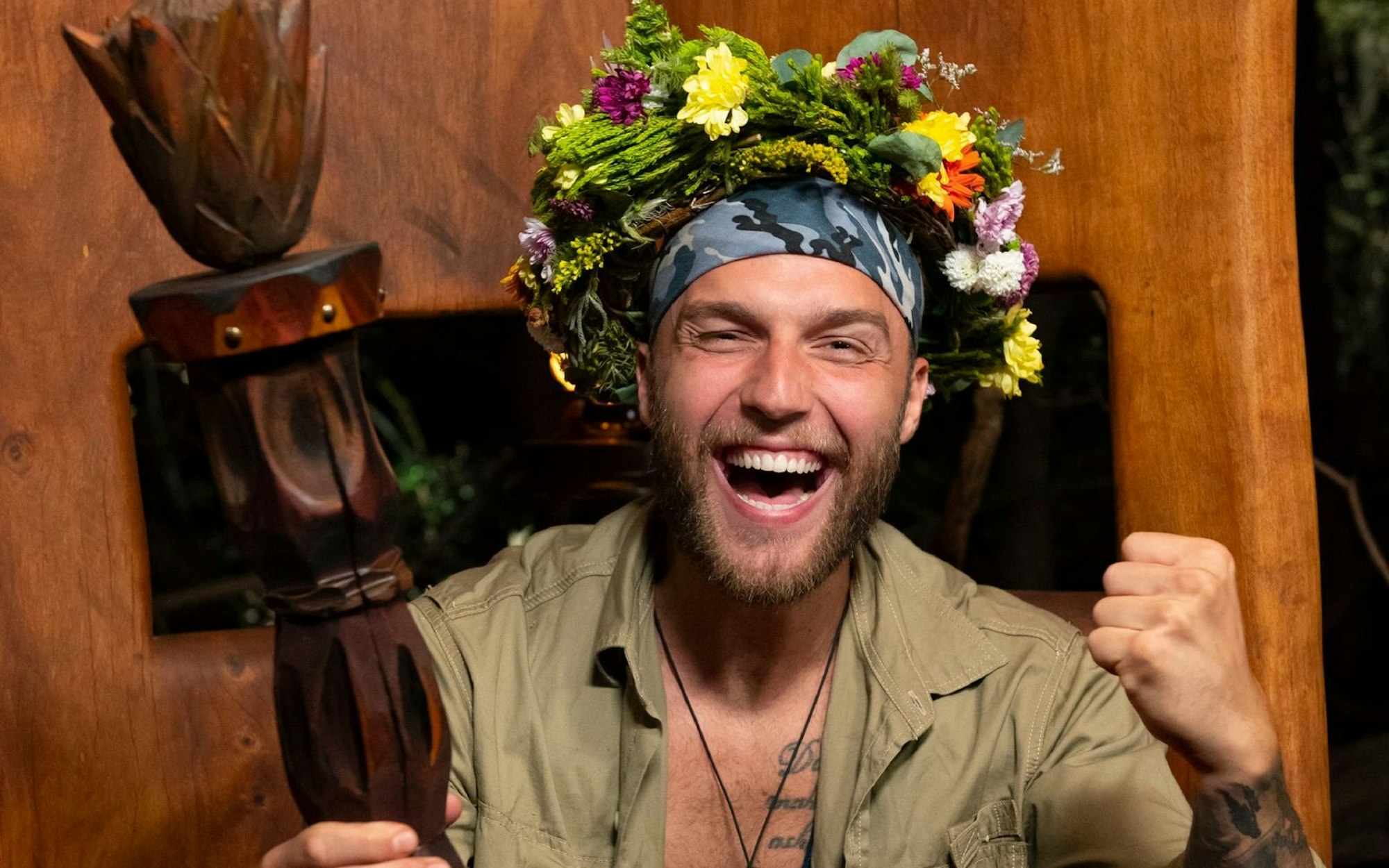 Filip Pavlović gewann 2022 das Dschungelcamp und konnte sich über insgesamt 150.000 Euro Siegprämie freuen. (Bild: RTL / Stefan Menne)