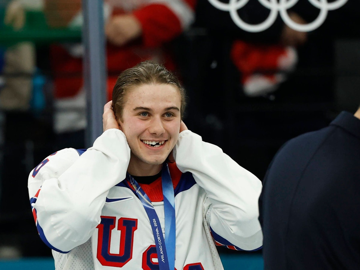 US-Eishockeyprofi Jack Hughes.