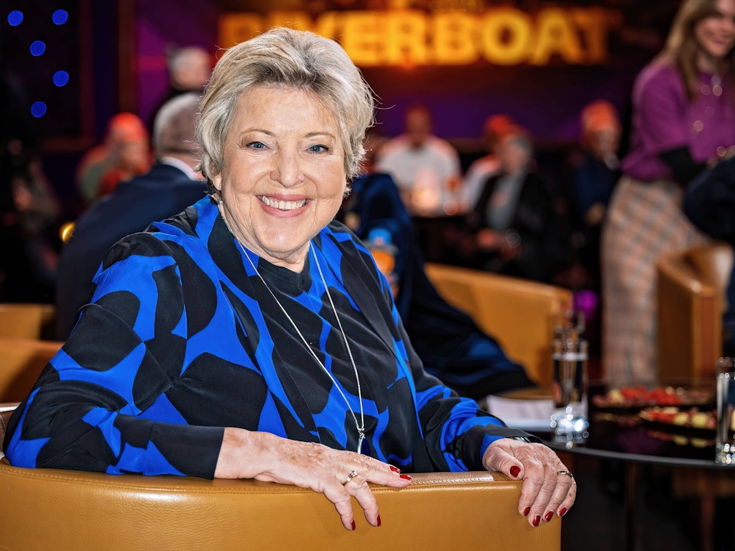 Marie-Luise Marjan in der Talkshow ‚Riverboat‘.