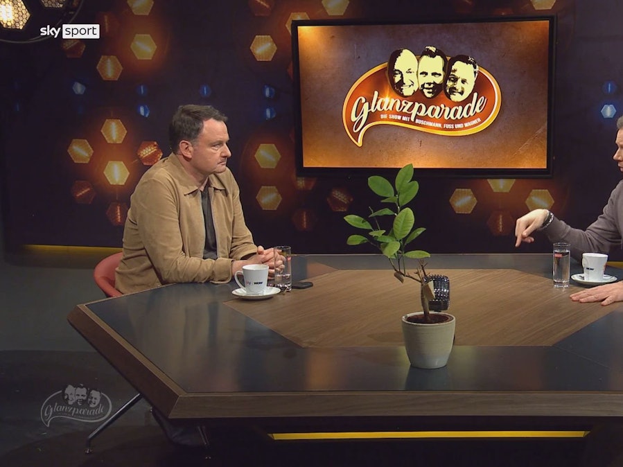 Bei Sky diskutieren Thomas Wagner (l.) und Wolff Fuss.