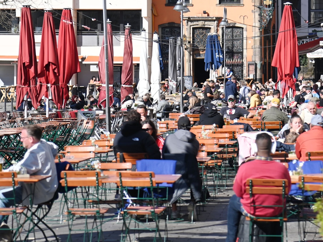 März 2025 auf dem Heumarkt. Am Mittwoch (25. Februar) gibt der Frühling ein Gastspiel in Köln.