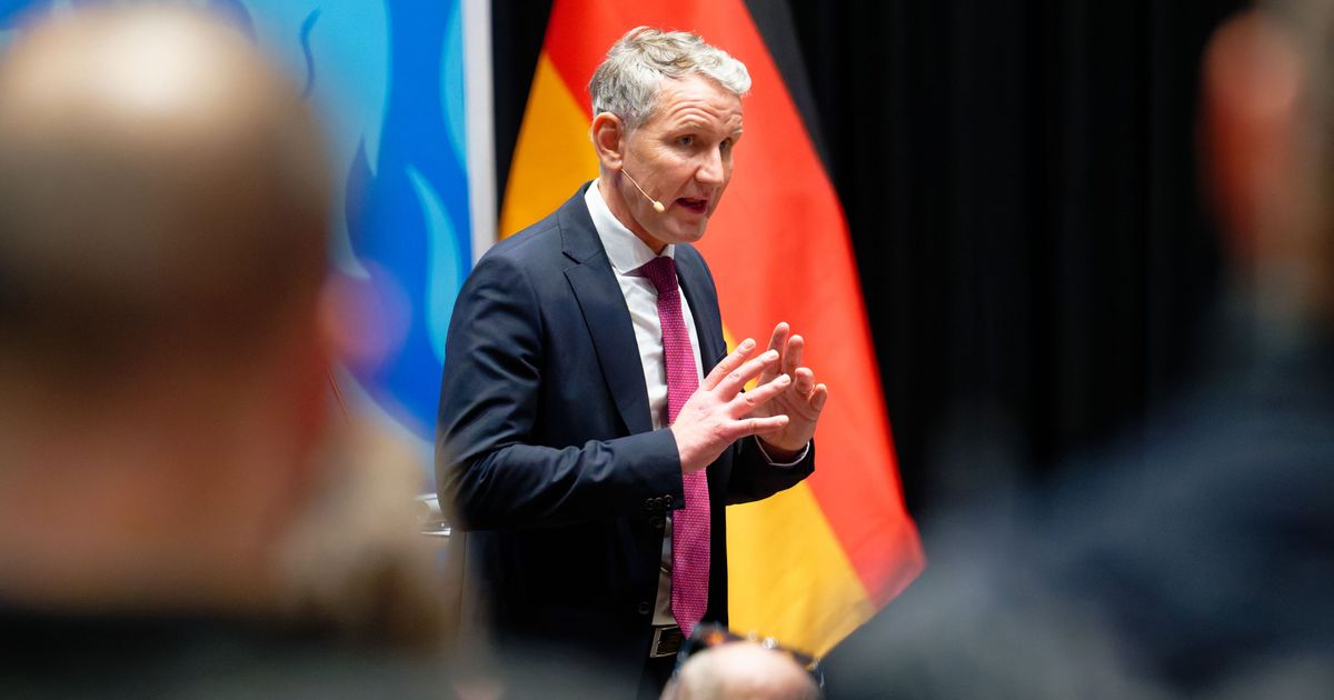 Björn Höcke in Düsseldorf: Tausende protestieren - AfD-Chef spottet